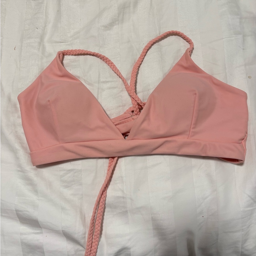 Pink bikini top